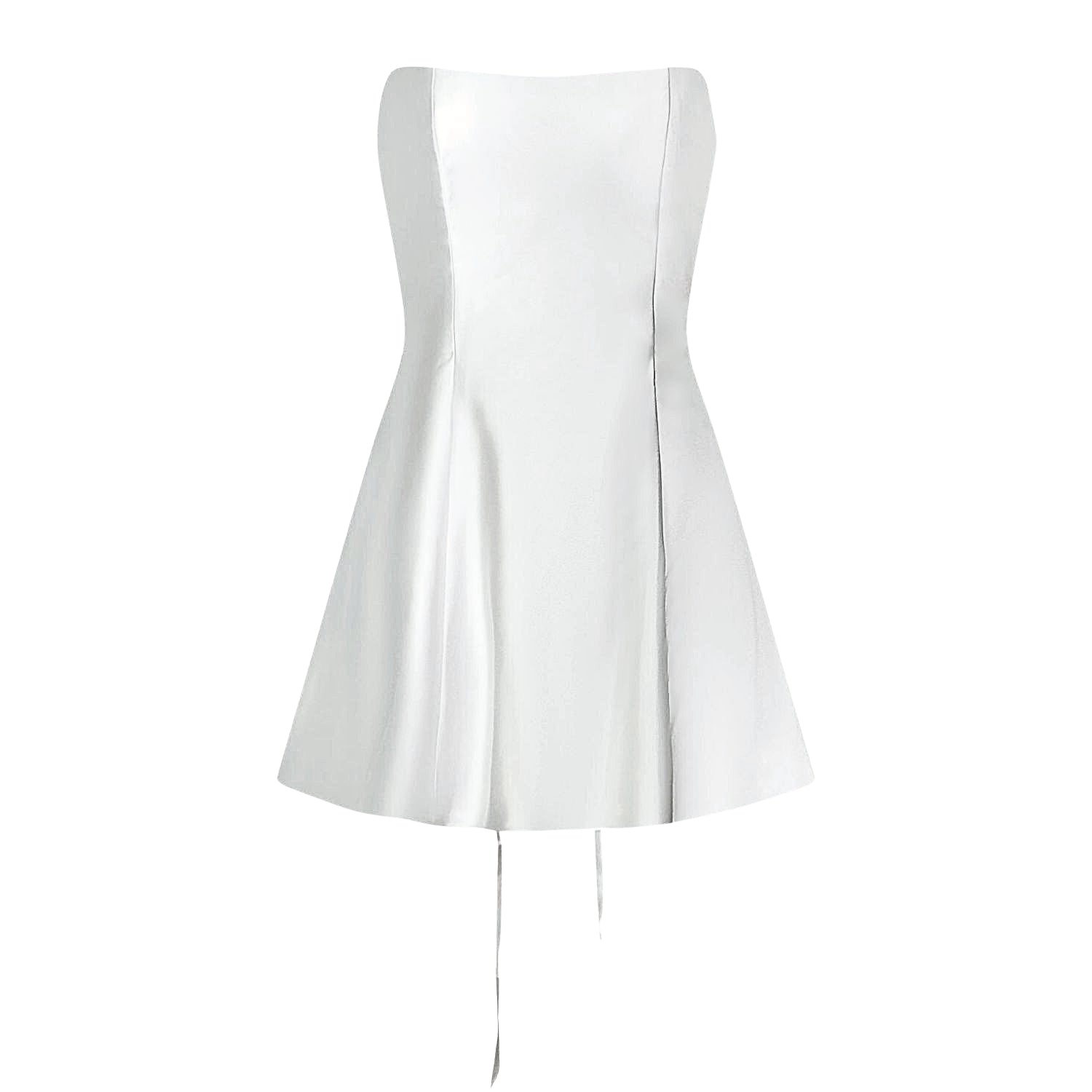 Angel Corset White Mini Dress - INAMORE