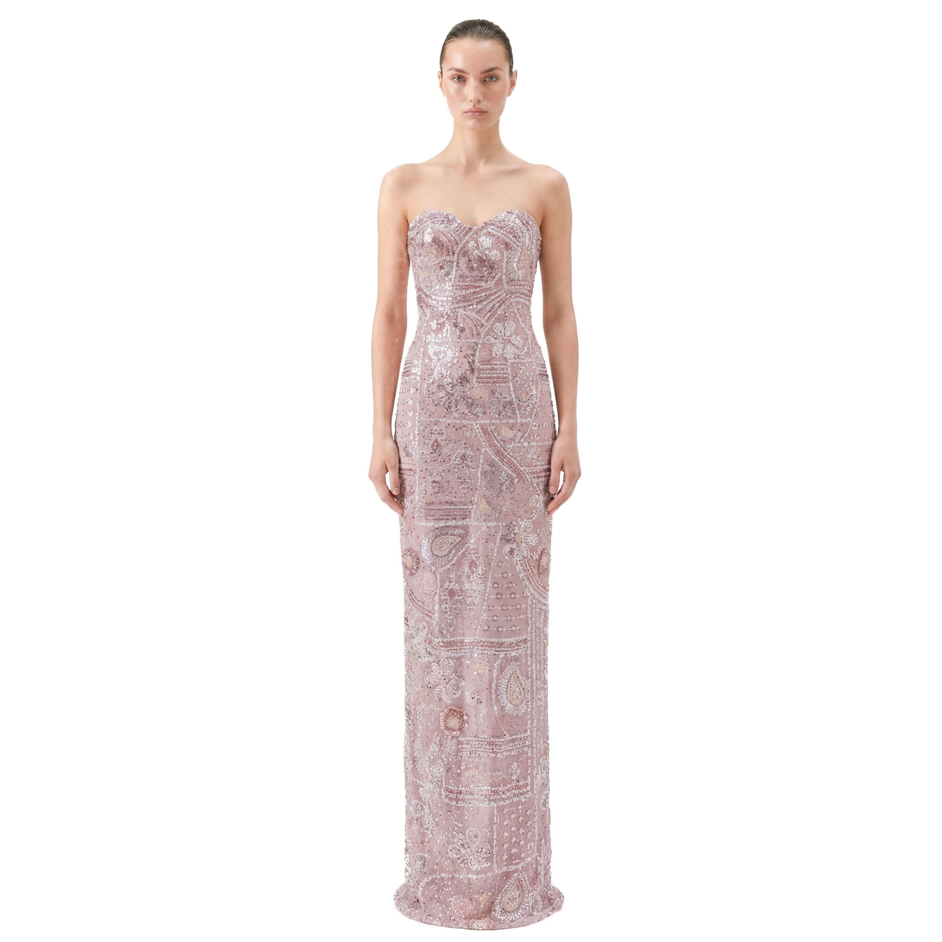 Fleur de Diamant Rosé Gown