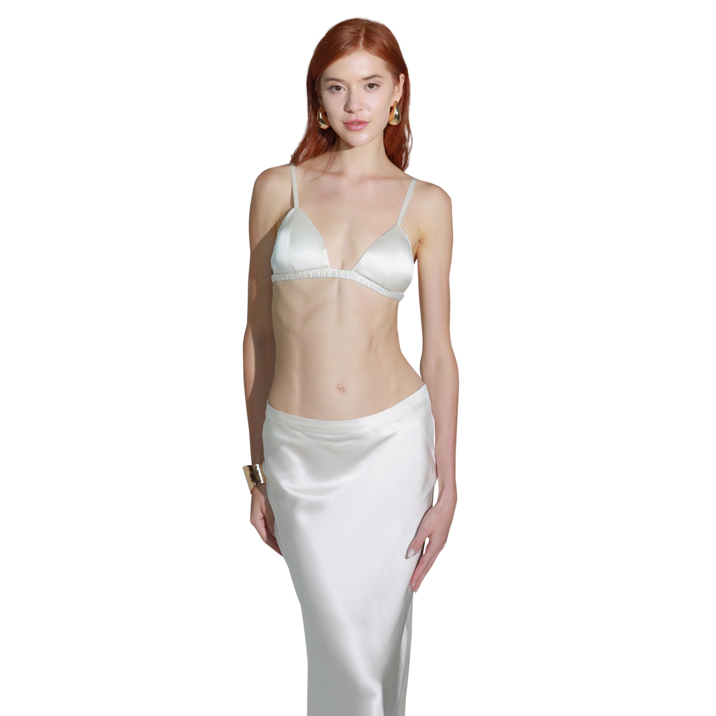 Dream Silk Bias Maxi Skirt Set - INAMORE