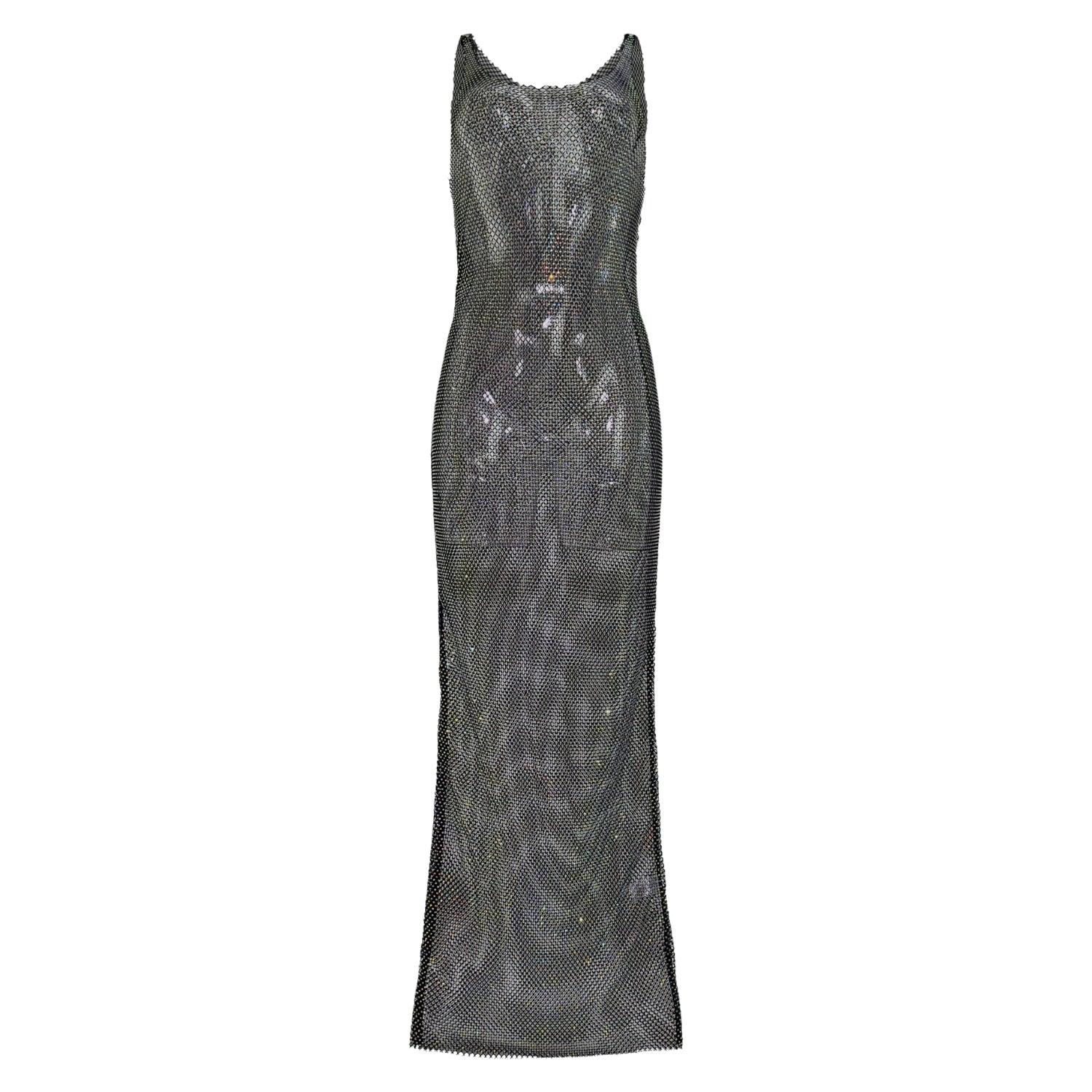 Eros Rhinestone Sheer Dress - INAMORE