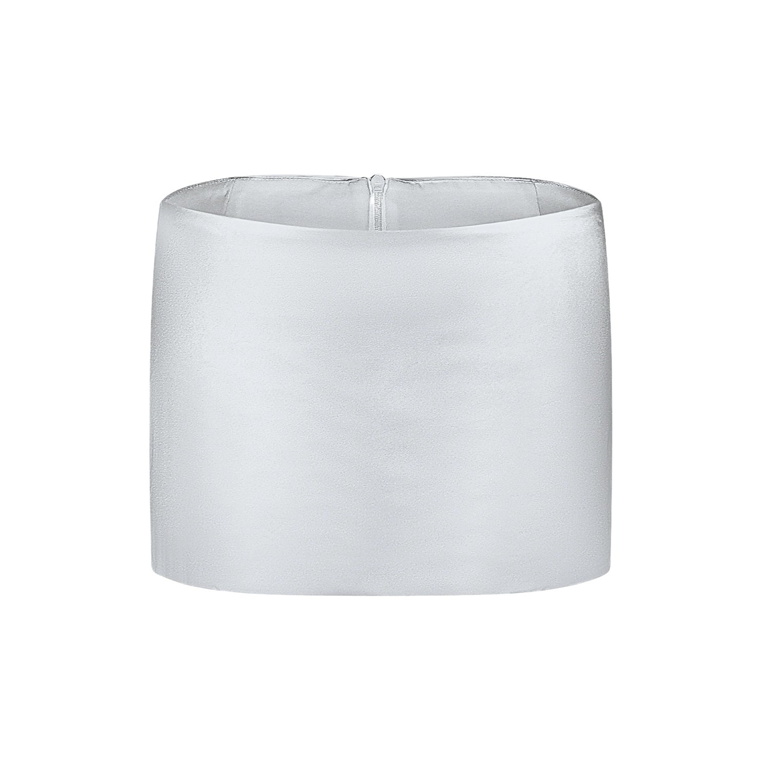 Amorata White Micro Mini Skirt - INAMORE