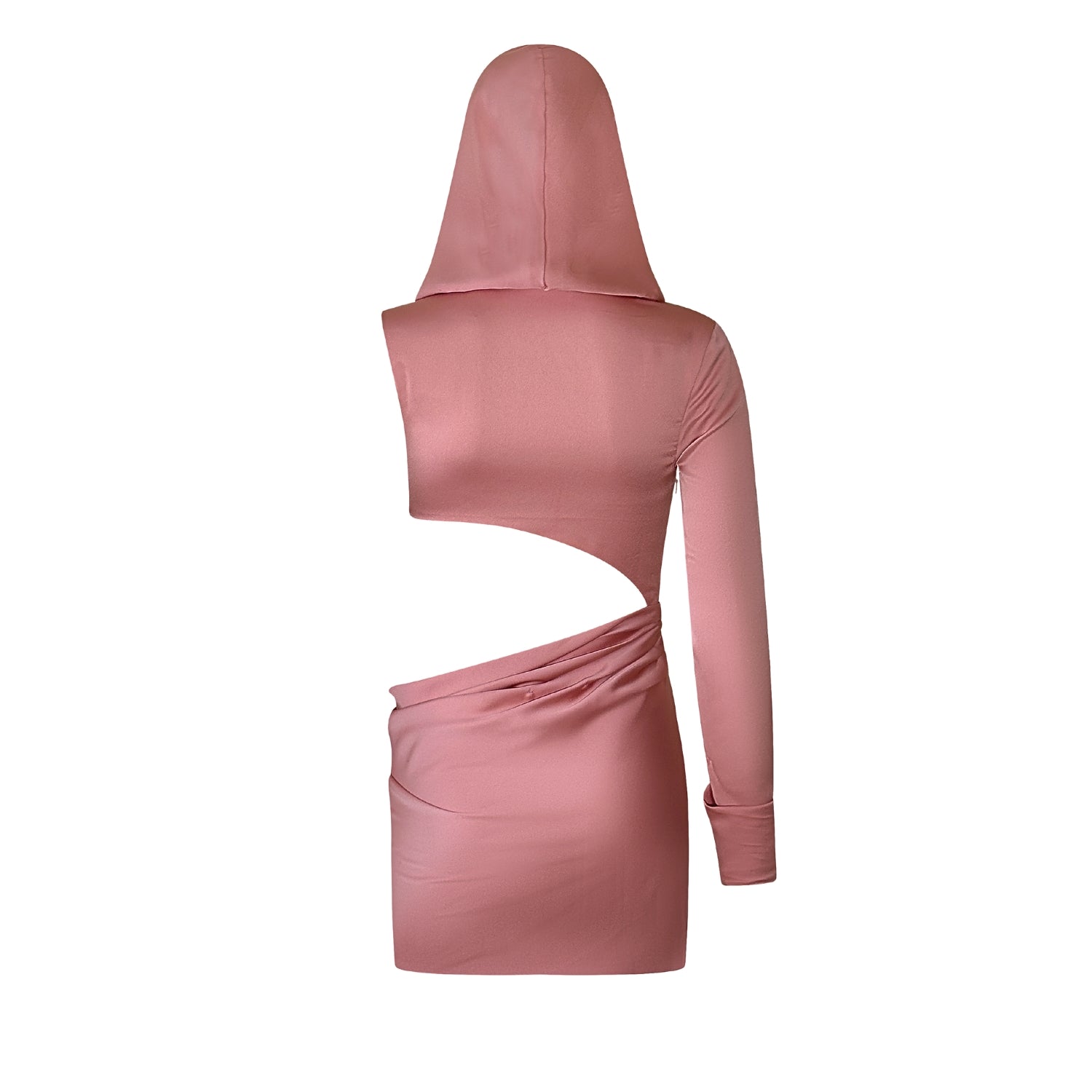 Amore Cutout Hooded Dress