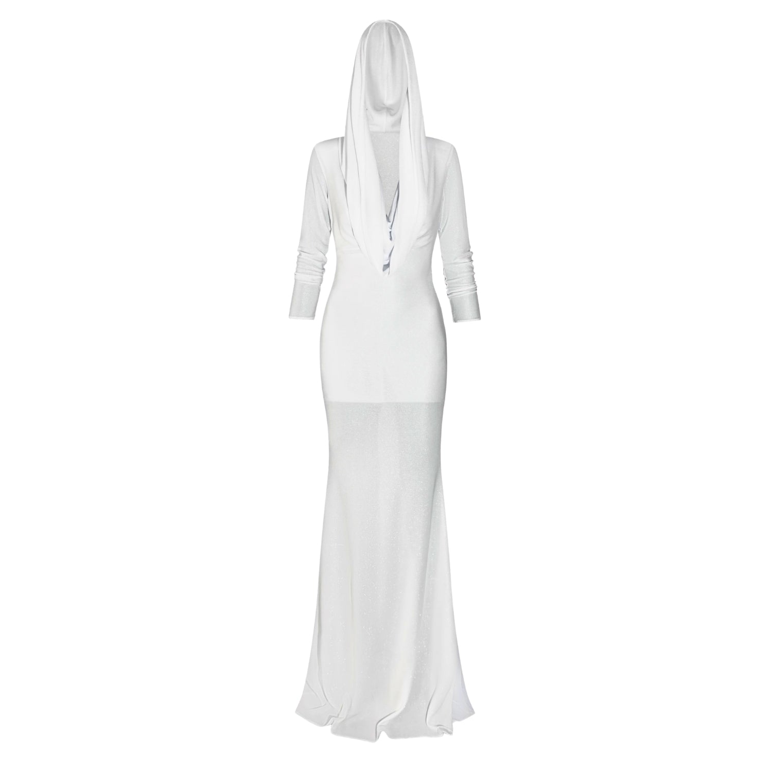 Blanca Hooded Long Dress - INAMORE