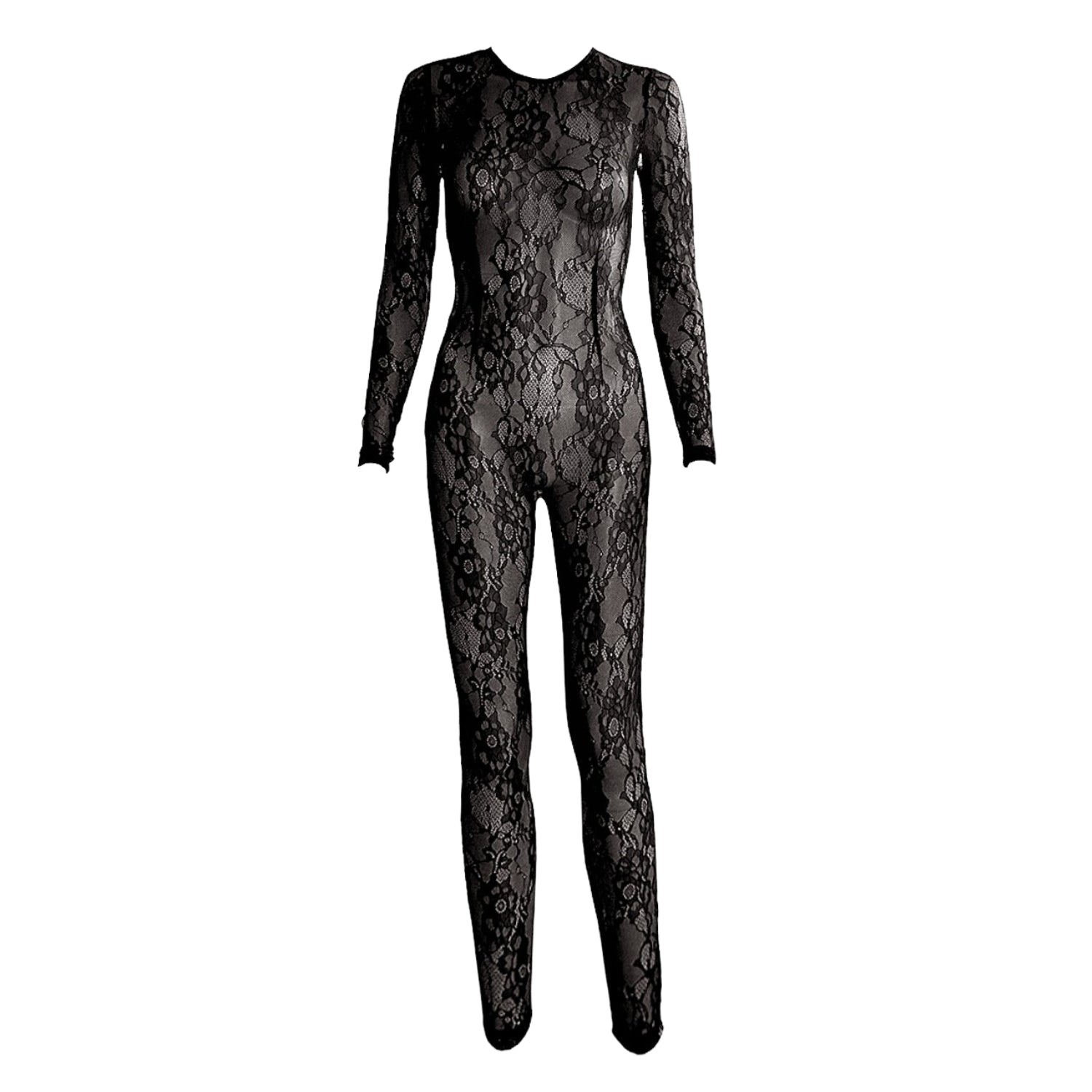 Ares floral lace jumpsuit - INAMORE