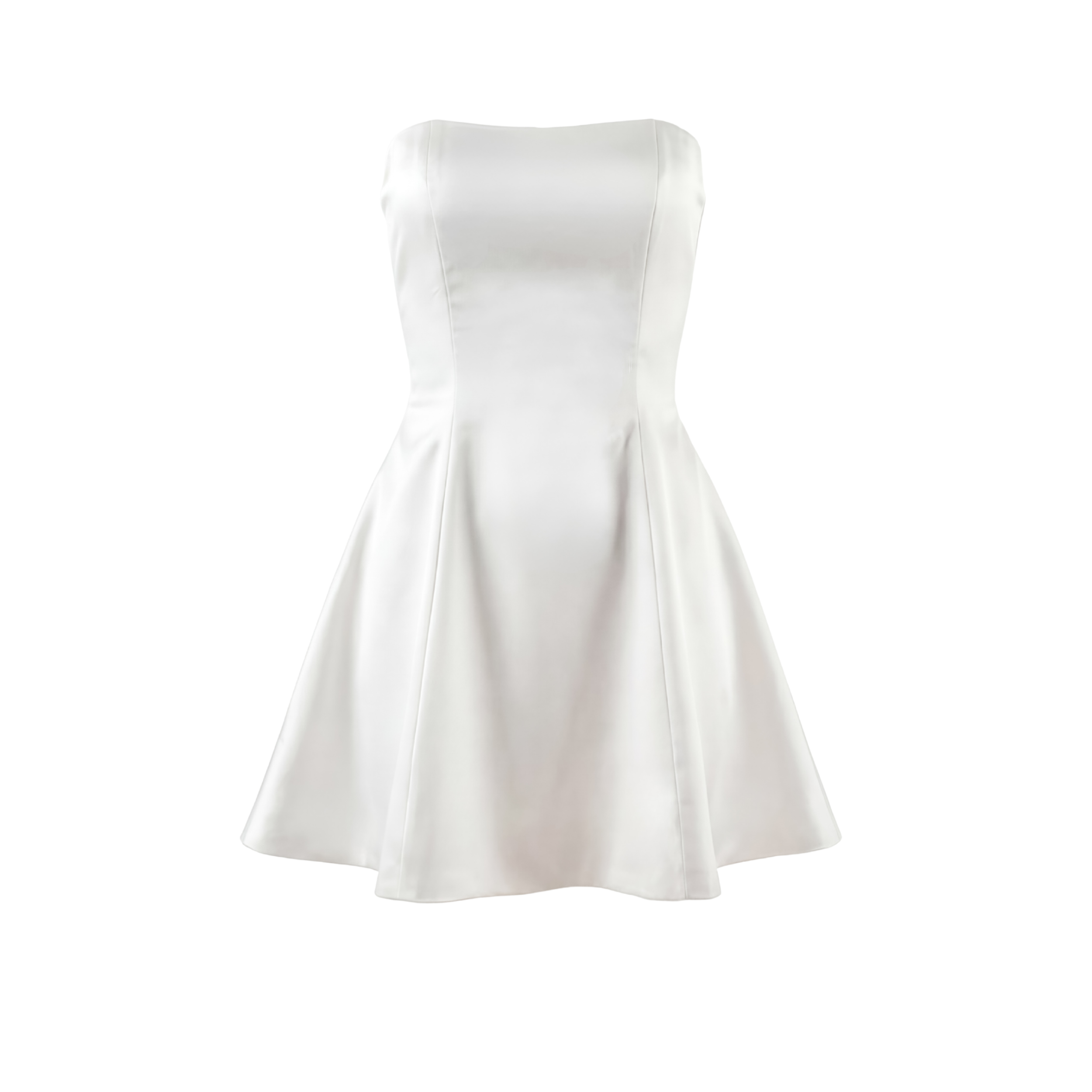 Angel Corset White Mini Dress - INAMORE