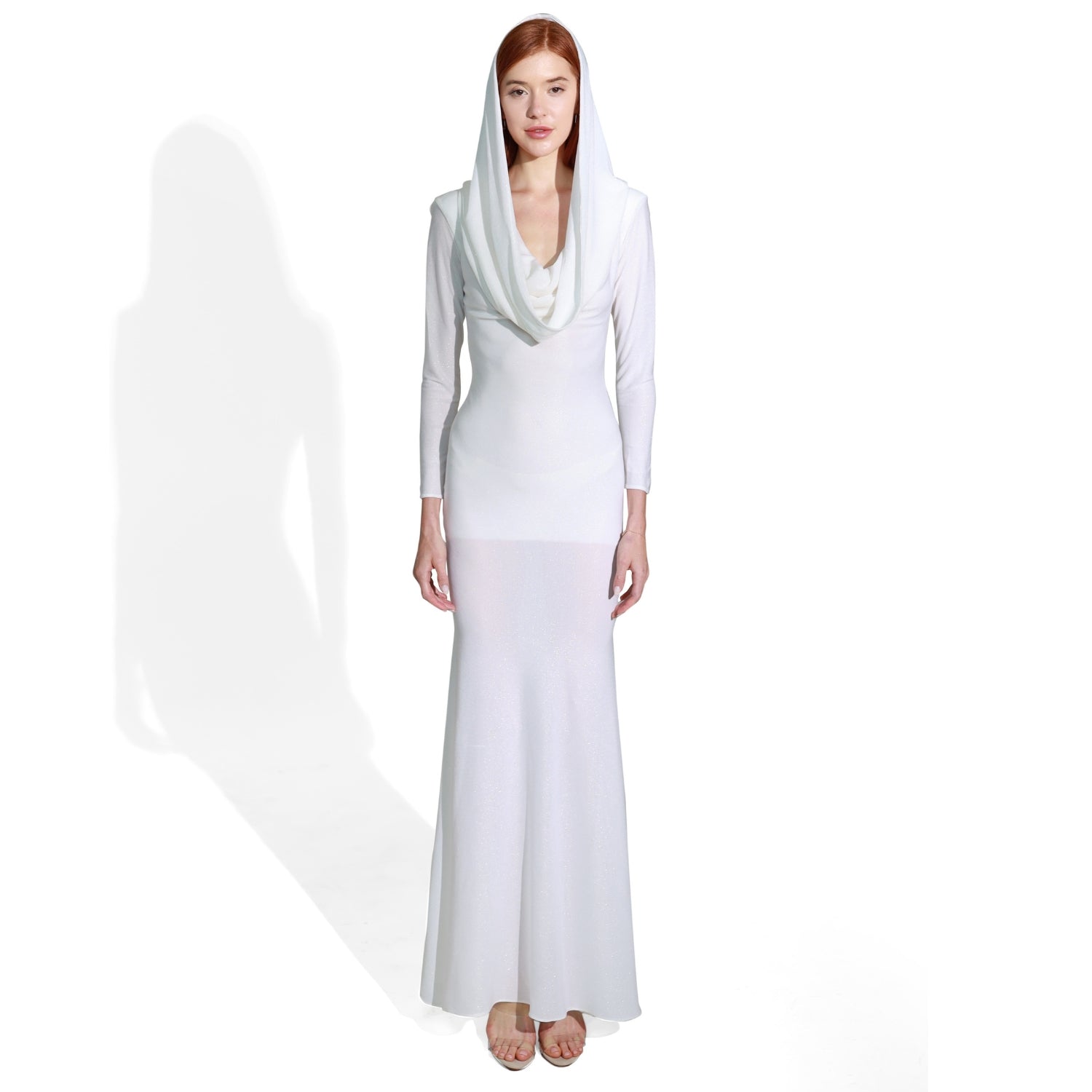 Blanca Hooded Long Dress - INAMORE