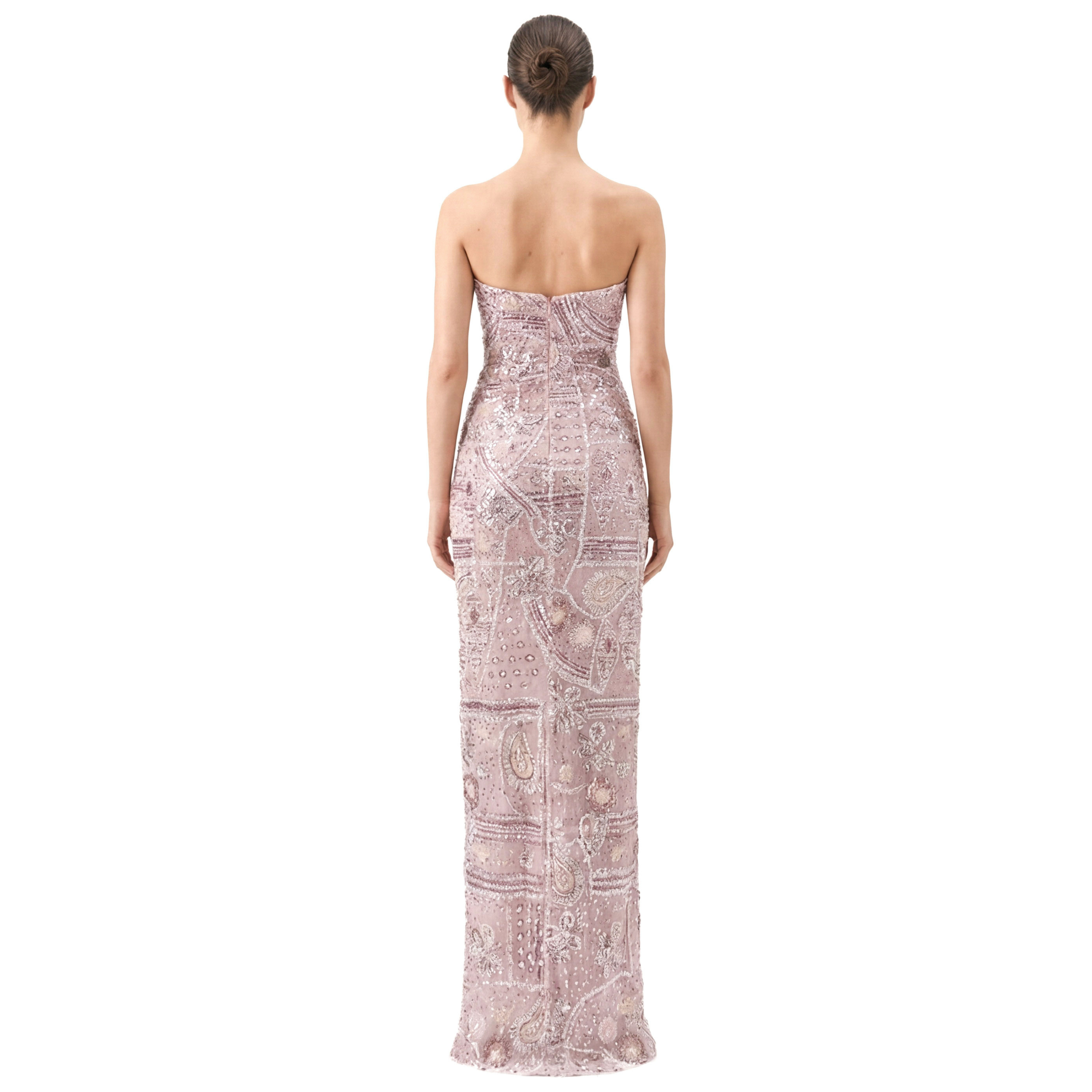 Fleur de Diamant Rosé Gown - INAMORE 