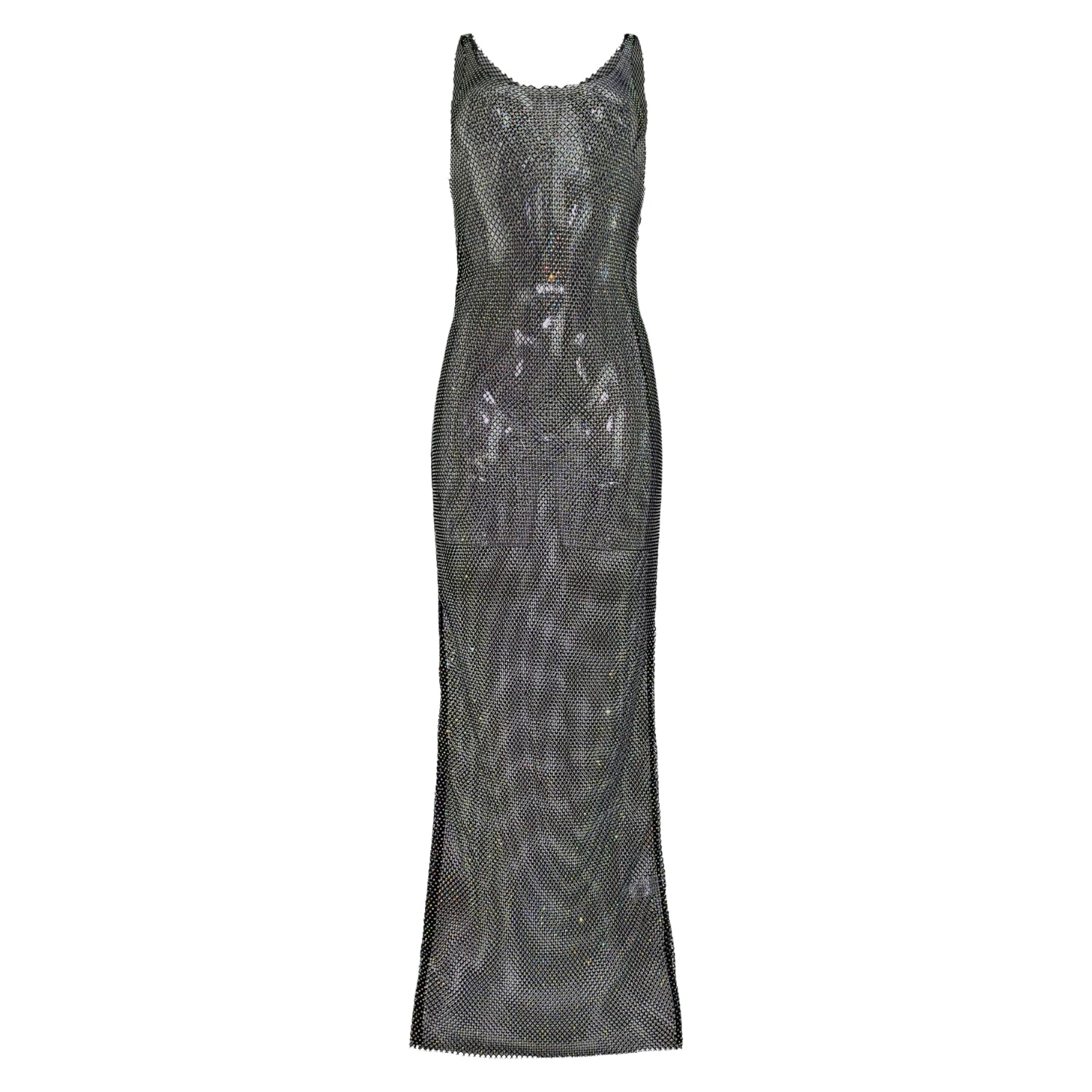 Eros Rhinestone Fishnet Dress