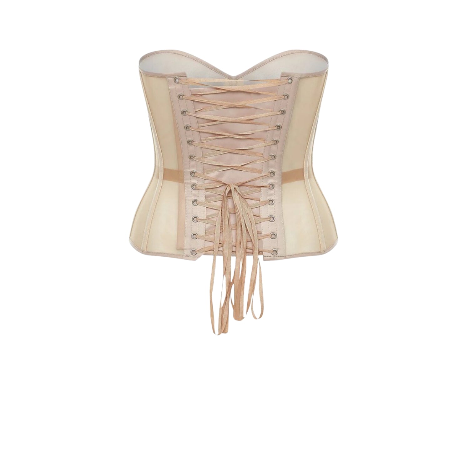 Beige corset without cups
