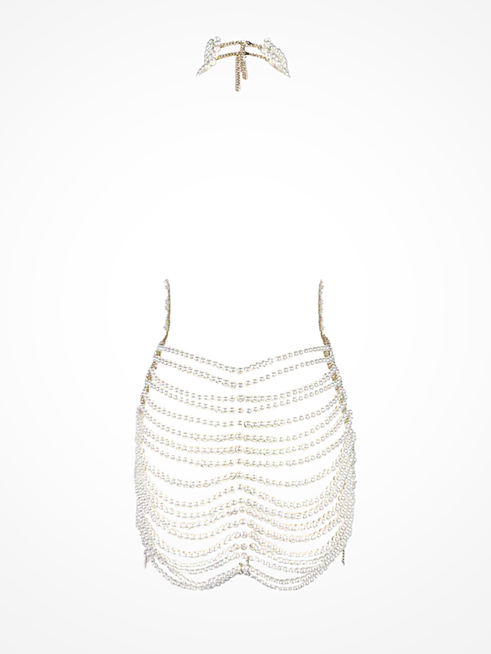 PERLA Mini Pearl Dress - INAMORE